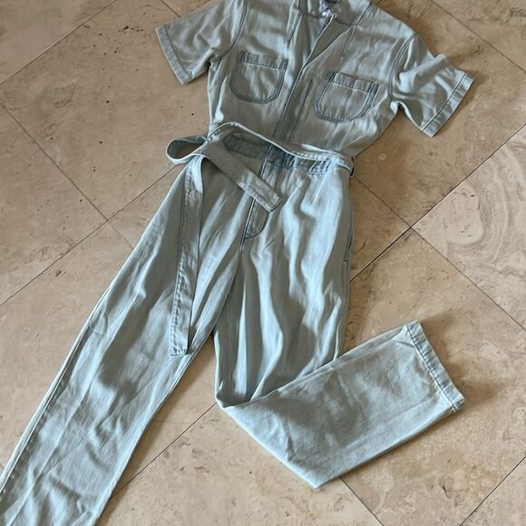 NWT Boyish Anthropologie The Jesse Jean Denim Coveralls - Picture 6 of 9